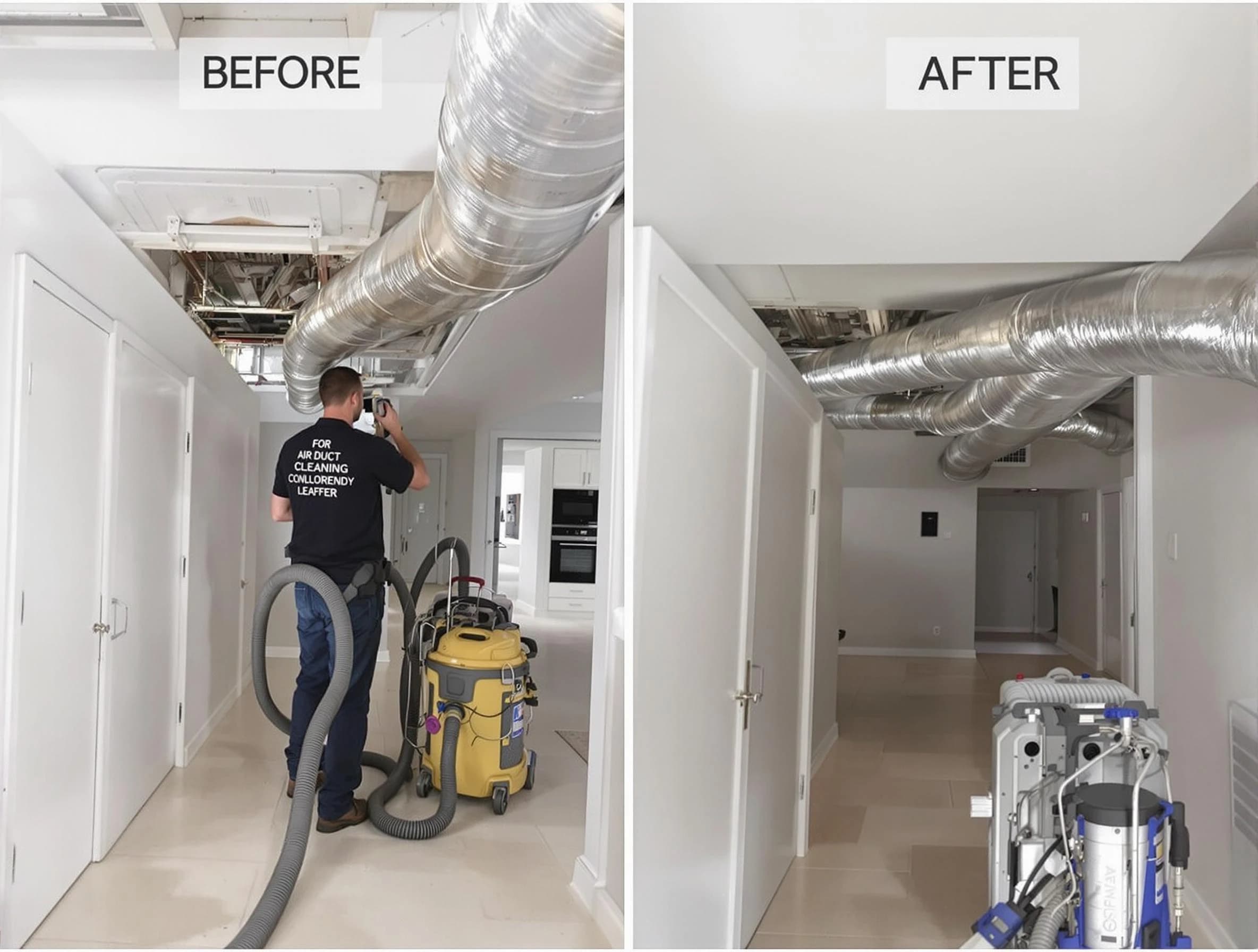 Pittsburgh Air Duct Cleaning professional performing thorough air duct cleaning in Pittsburgh