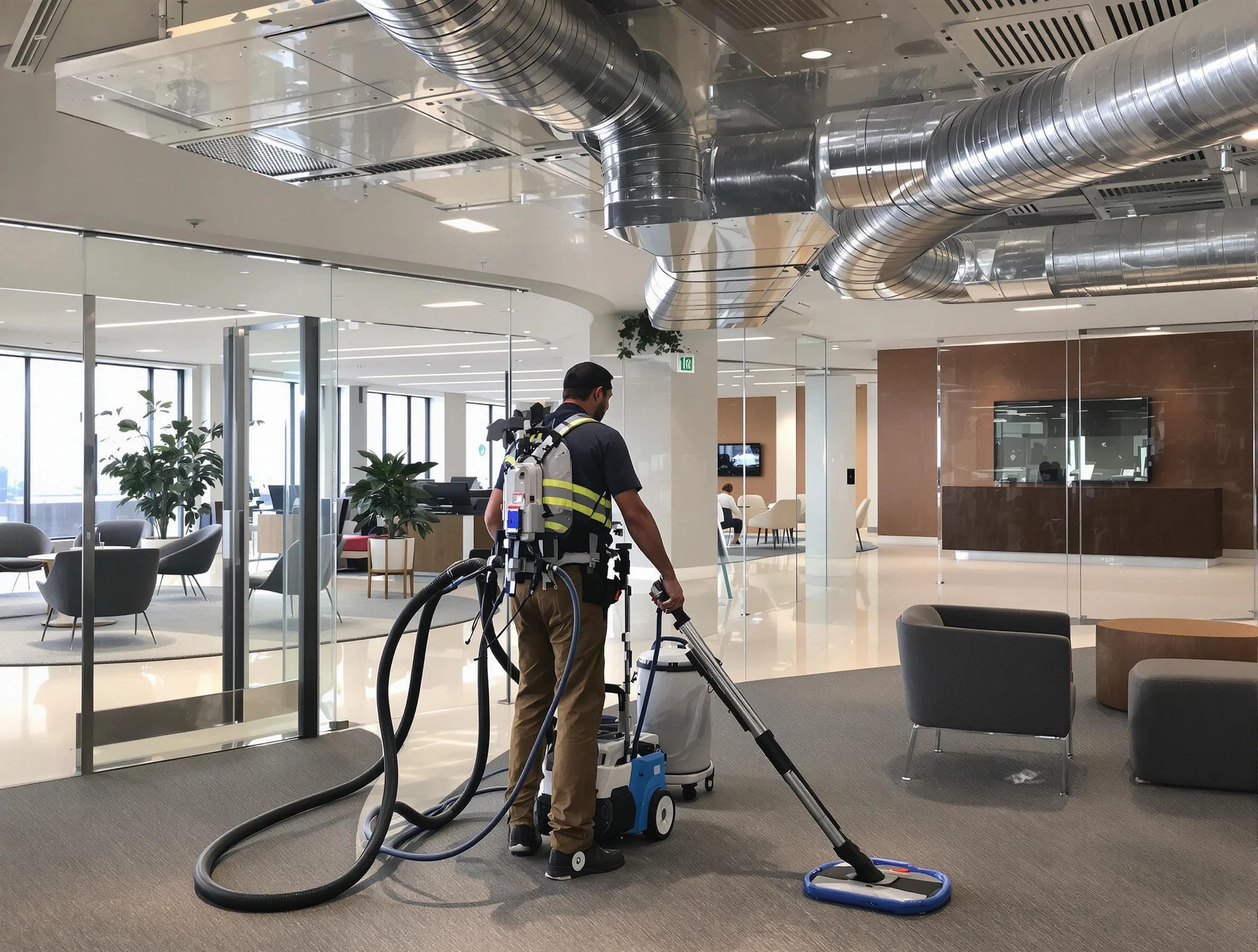 Commercial duct cleaning service by Pittsburgh Air Duct Cleaning in Pittsburgh