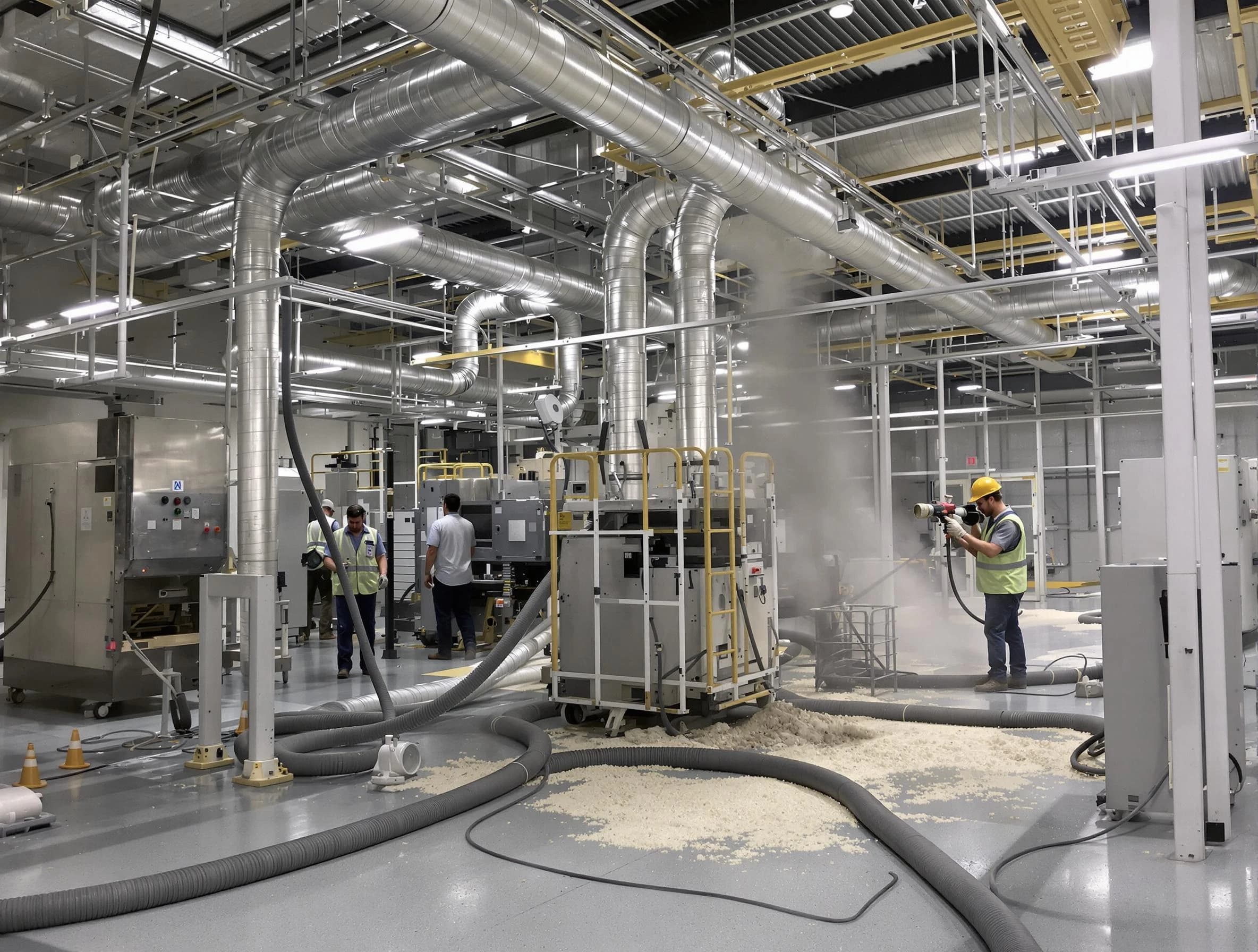 Heavy-duty industrial duct cleaning by Pittsburgh Air Duct Cleaning in Pittsburgh