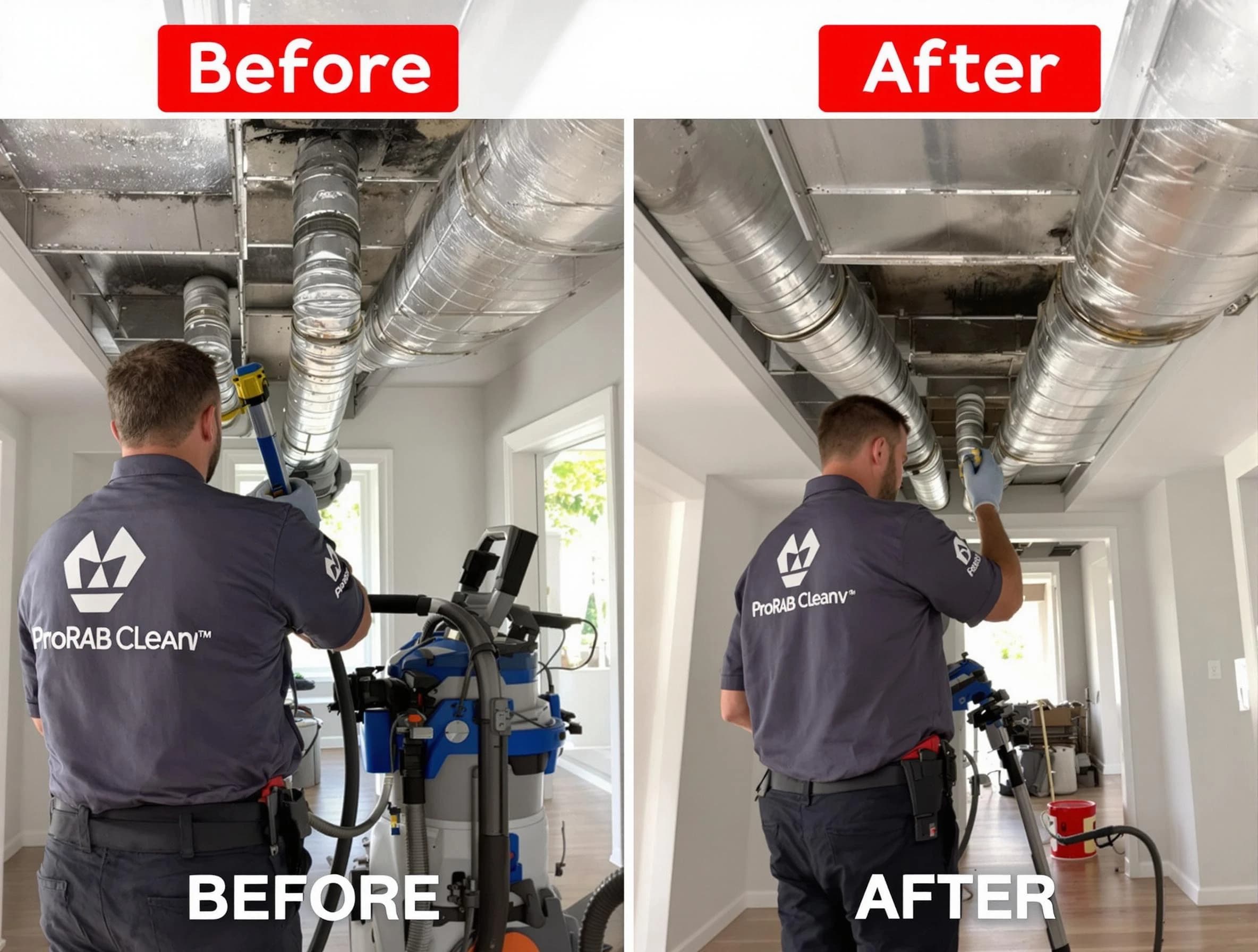 Pittsburgh Air Duct Cleaning expert performing thorough residential duct cleaning in a Pittsburgh home