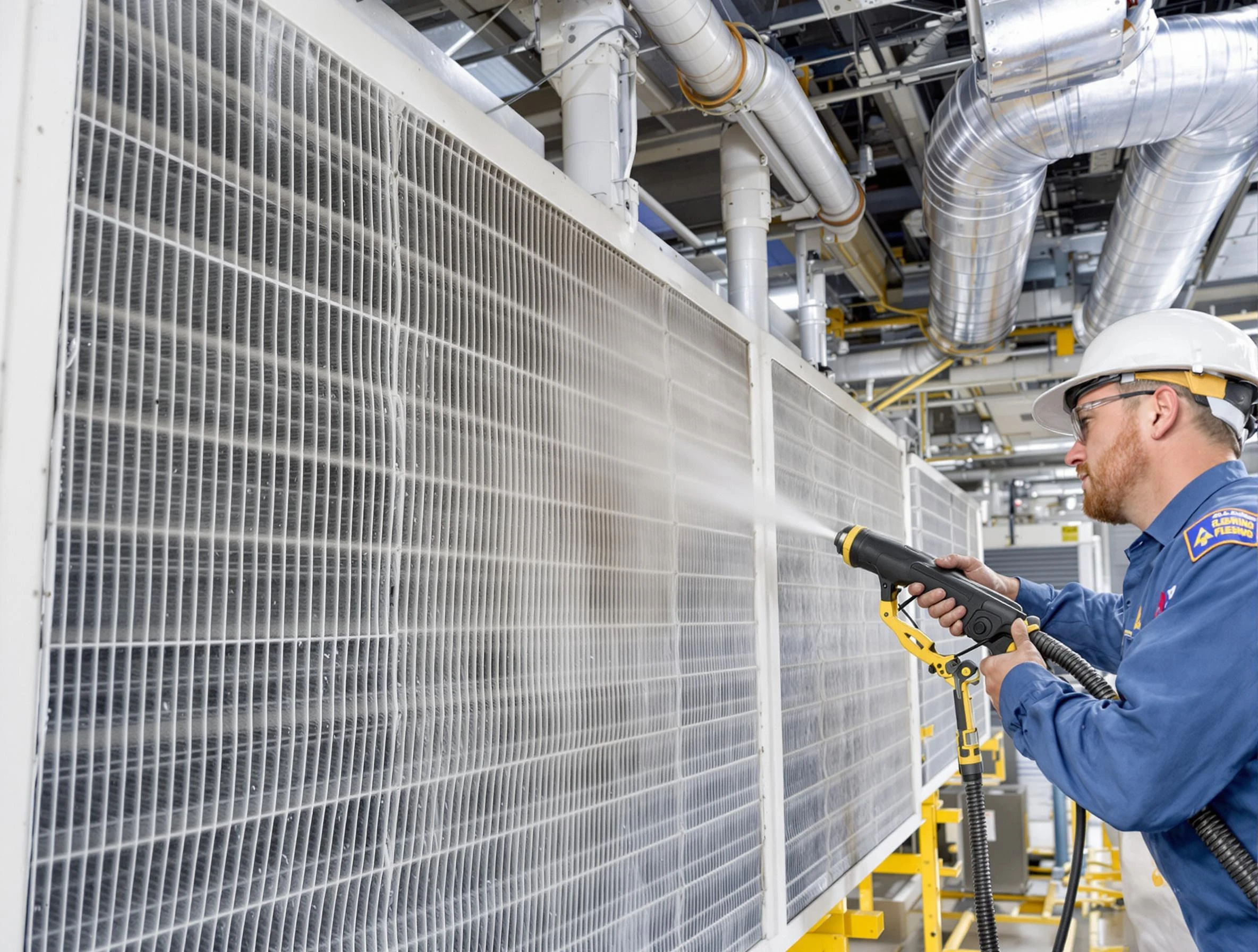 Professional commercial coil cleaning by Pittsburgh Air Duct Cleaning in Pittsburgh