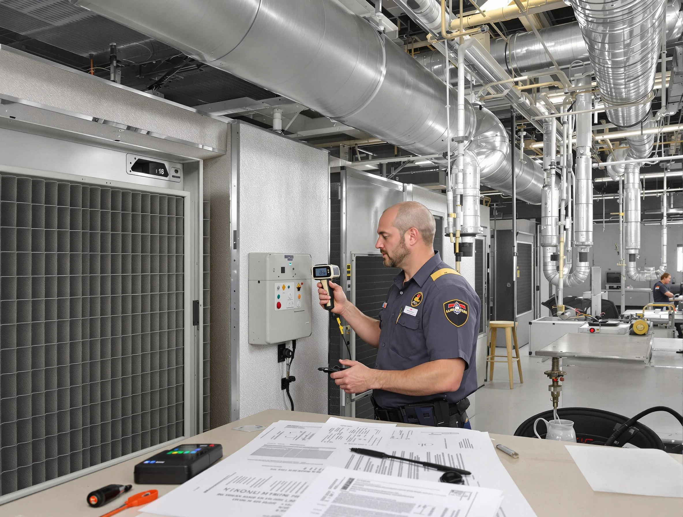 Professional filter system inspection by Pittsburgh Air Duct Cleaning in Pittsburgh