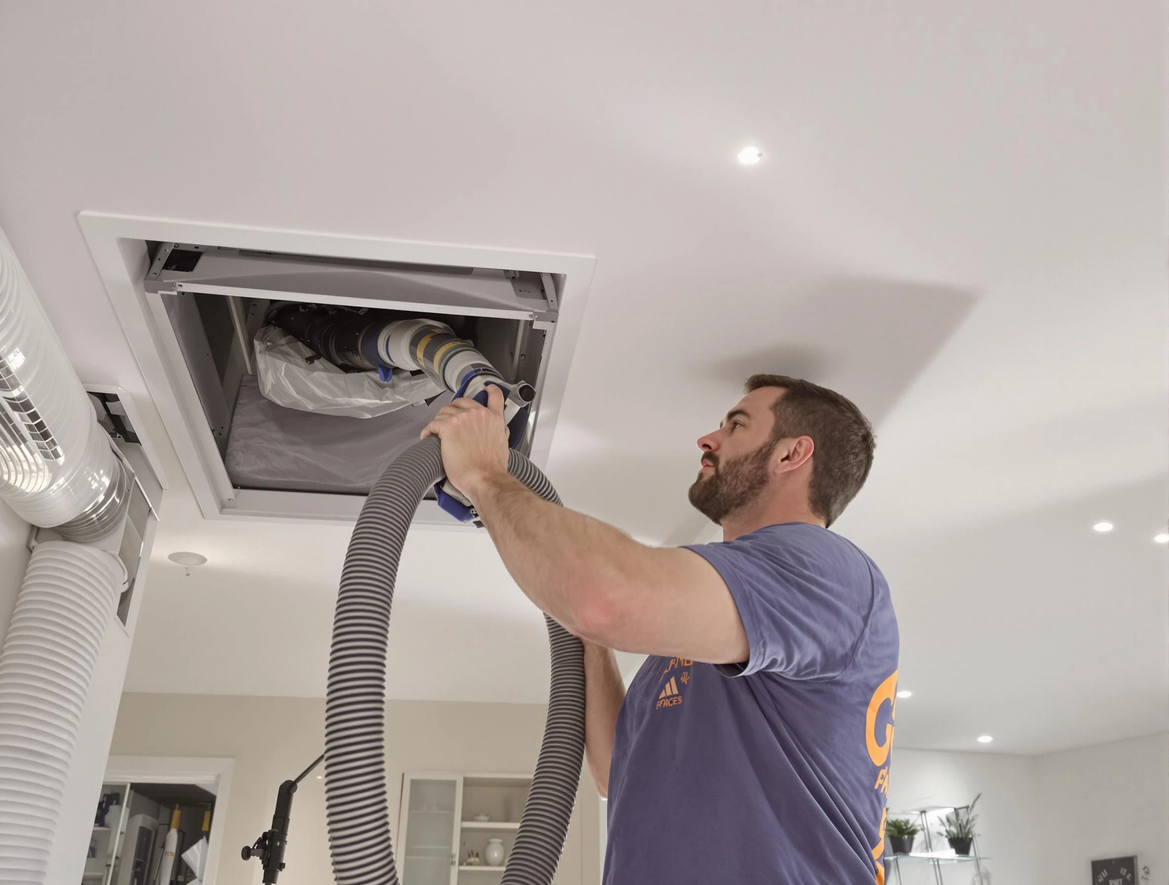 Precision indoor duct cleaning by Pittsburgh Air Duct Cleaning in Pittsburgh