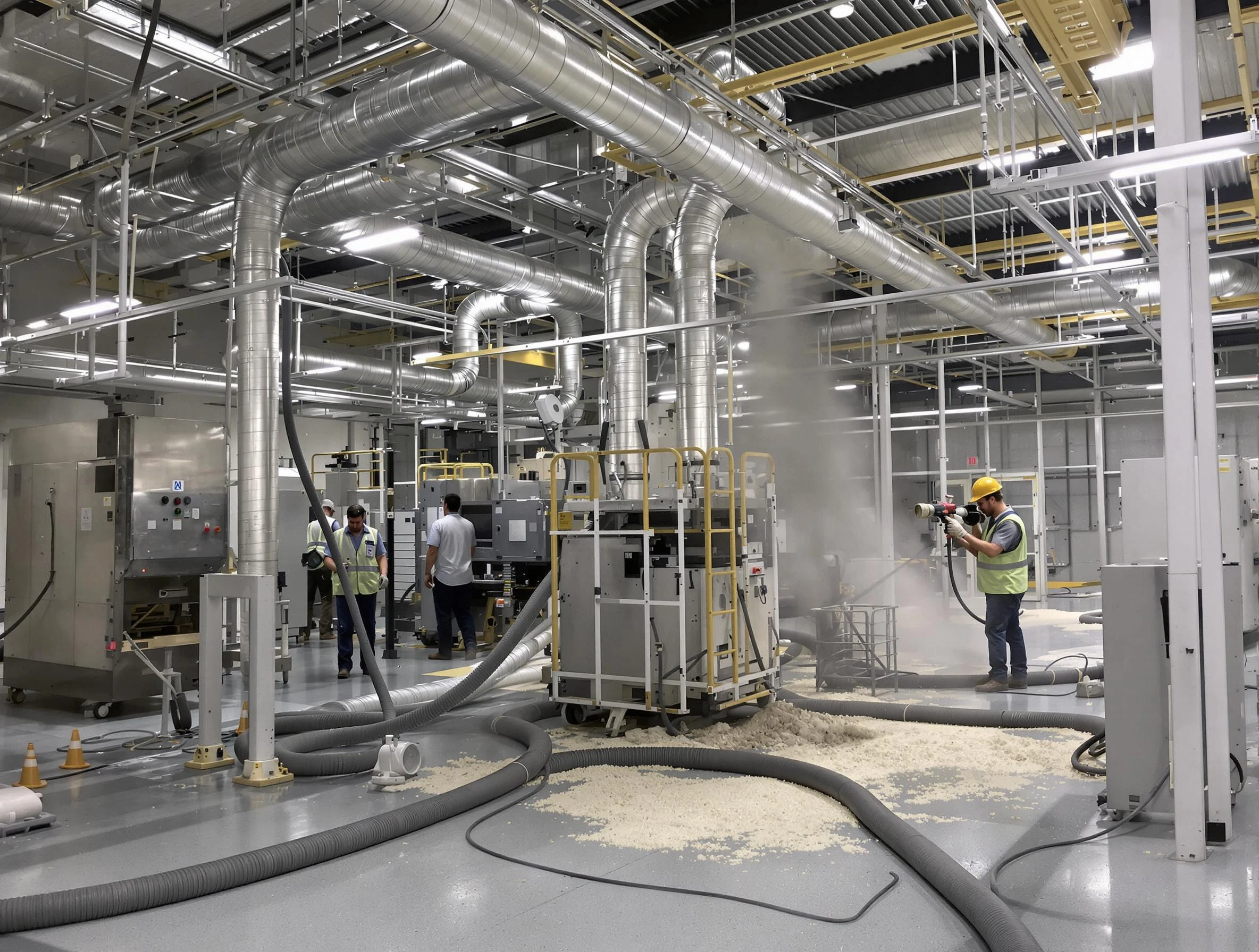 Heavy-duty industrial duct cleaning by Pittsburgh Air Duct Cleaning in Pittsburgh